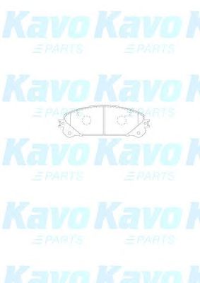 KAVO PARTS bp9140 -  Комплект тормозных колодок, дисковый тормоз